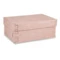 Коробка ADJ Snob 32x20х13,5 см, кожа натуральная, пепельная роза, п/к