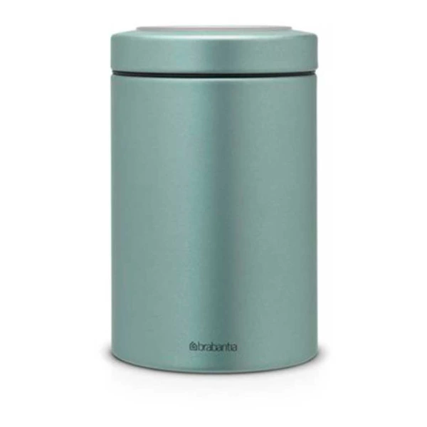 Контейнер с прозрачной крышкой Brabantia 1,4 л, сталь нержавеющая, мятный металлик-sale