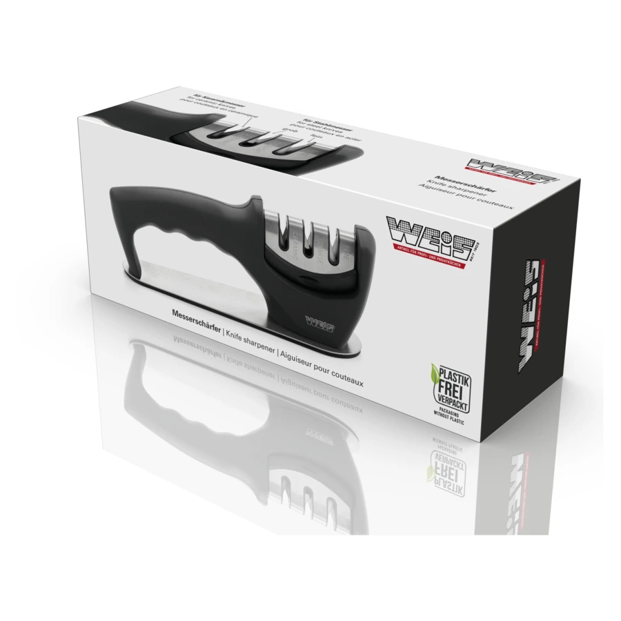 Точилка для ножей Weis 20,5х6 см, сталь нержавеющая