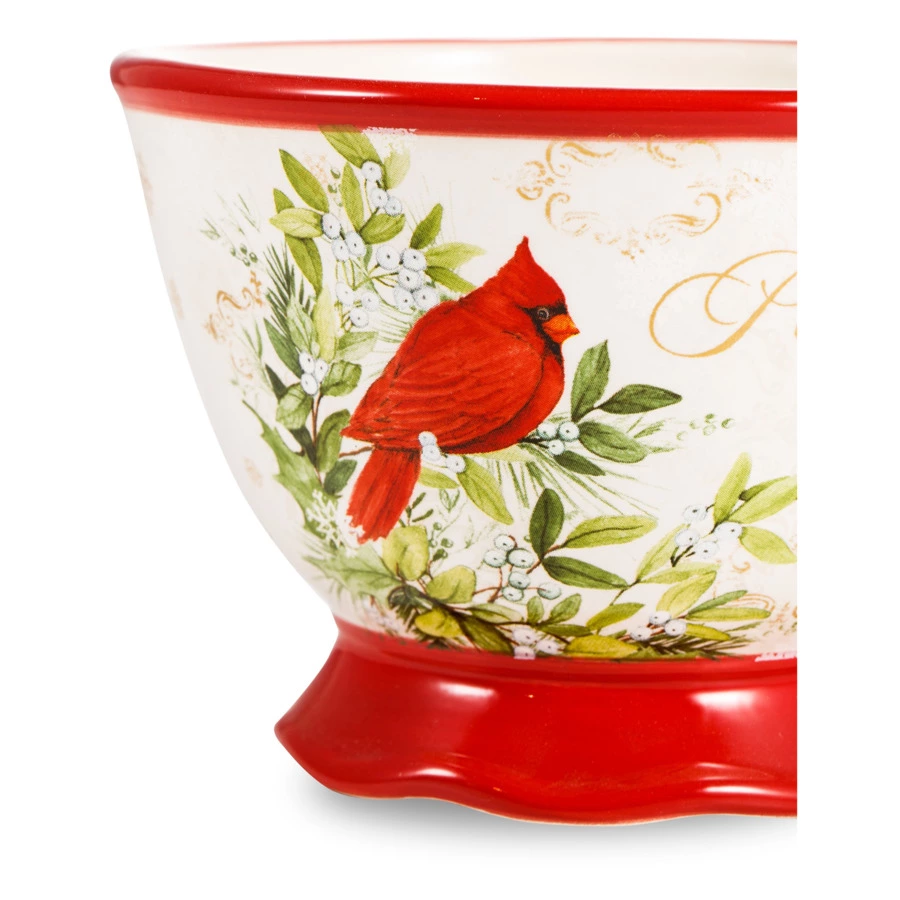 Салатник порционный Certified Int. Красочная зима Мир 480 мл, керамика