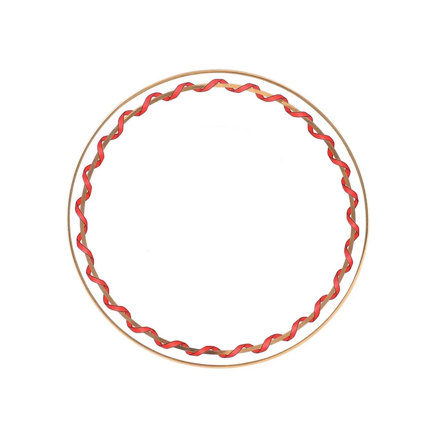 Чашка чайная с блюдцем ИФЗ Календа Идиллия 250 мл, фарфор костяной, п/к