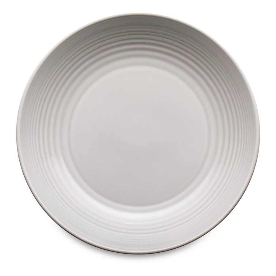 Тарелка суповая Royal Doulton Гордон Рамзи Лабиринт 24 см, светло-серая