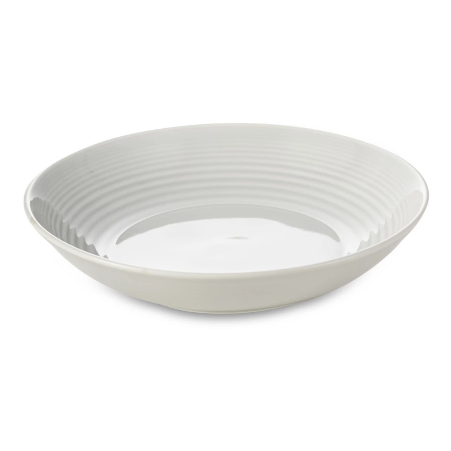 Тарелка суповая Royal Doulton Гордон Рамзи Лабиринт 24 см, светло-серая