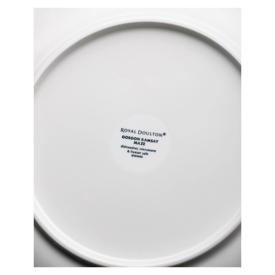 Тарелка обеденная Royal Doulton Гордон Рамзи Лабиринт 28 см, белая