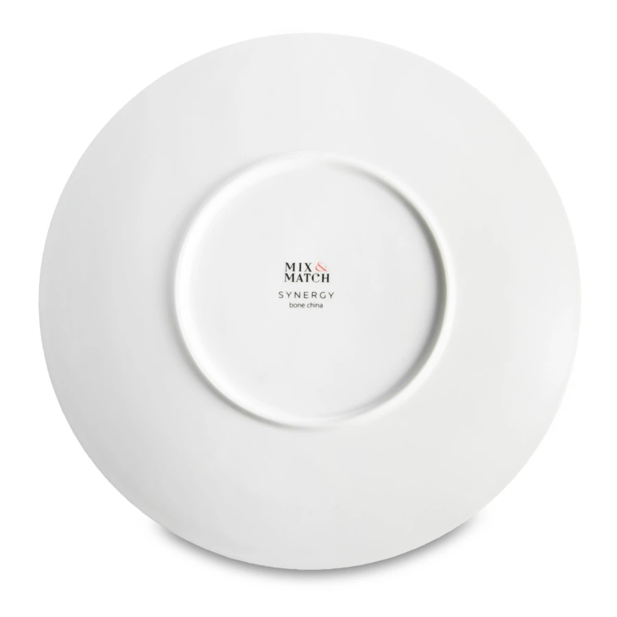 Тарелка закусочная Mix&Match Синергия 23 см, фарфор костяной