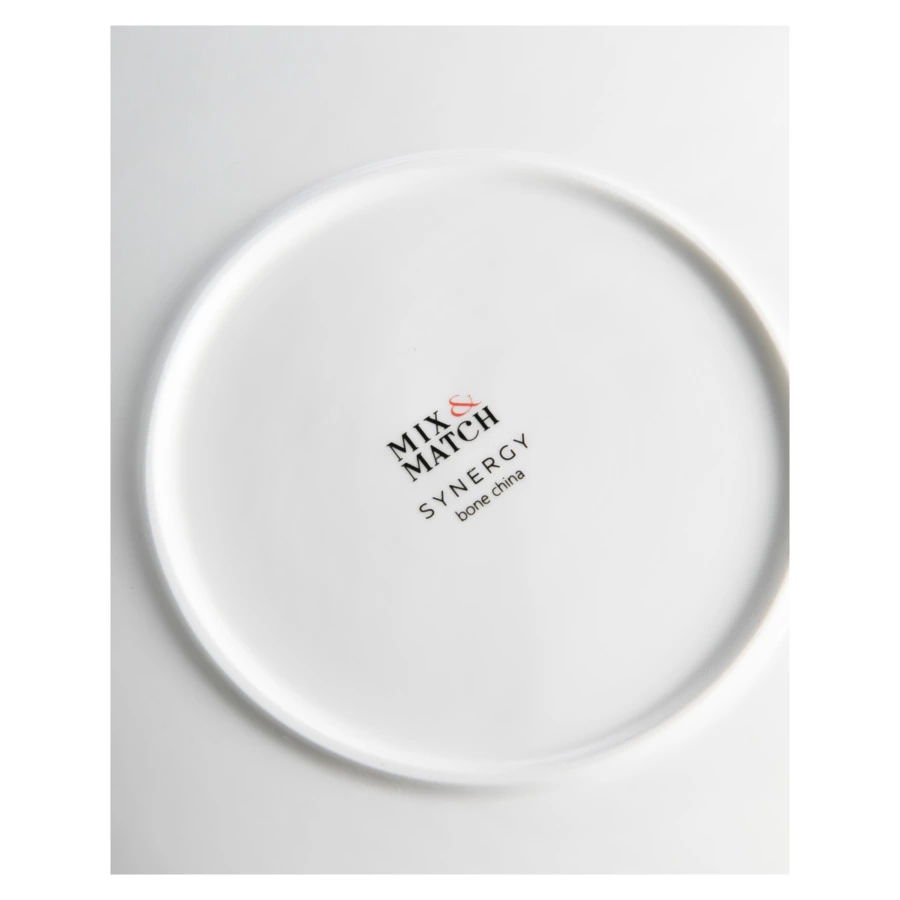 Тарелка закусочная Mix&Match Синергия 23 см, фарфор костяной