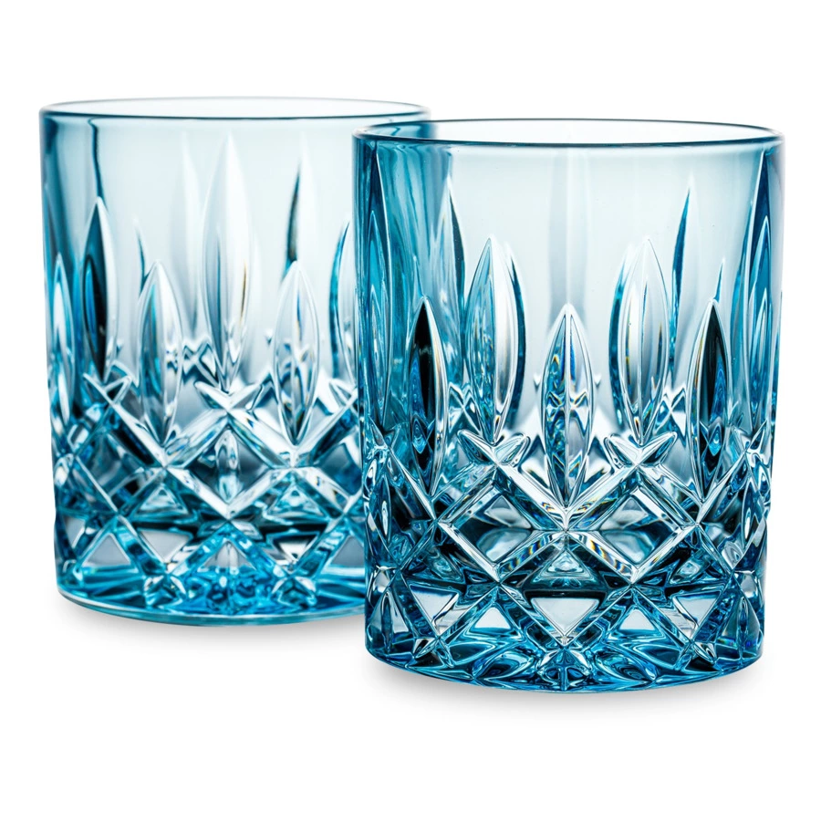 Набор стаканов для виски Nachtmann NOBLESSE COLORS 295 мл, 2 шт, стекло хрустальное, голубой, п/к