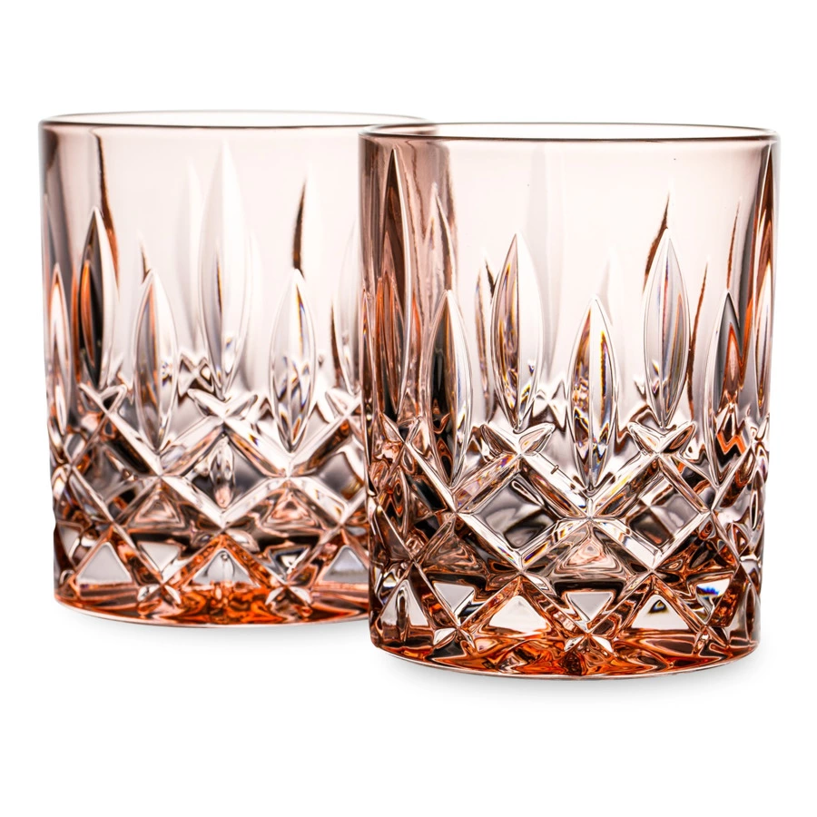 Набор стаканов для виски Nachtmann NOBLESSE COLORS 295 мл, 2 шт, стекло хрустальное, розовый, п/к