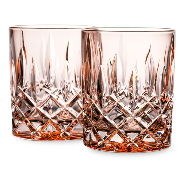 Набор стаканов для виски Nachtmann Noblesse 295 мл, 2 шт, стекло, розовый, п/к