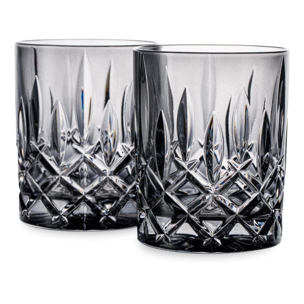 Набор стаканов для виски Nachtmann NOBLESSE COLORS 295 мл, 2 шт, стекло хрустальное, серый, п/к