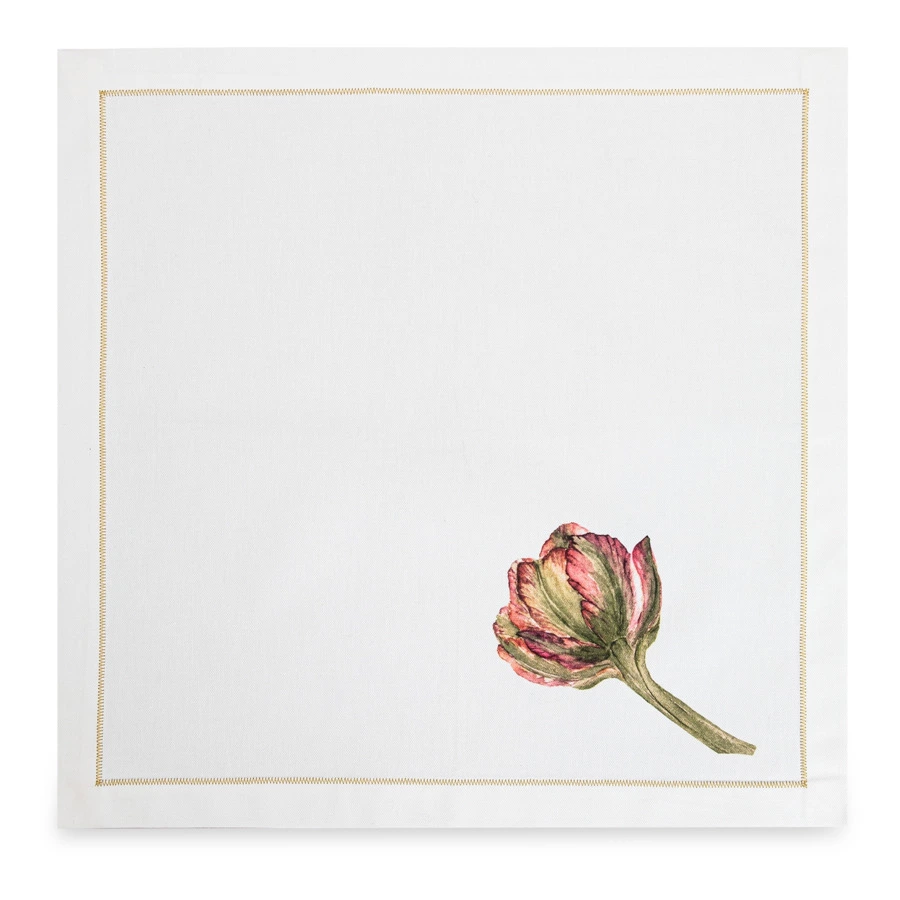 Салфетка сервировочная Atmosphere Номе Зеленый тюльпан 40х40 см, хлопок