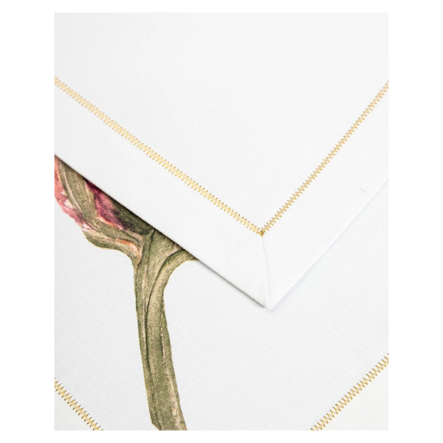 Салфетка сервировочная Atmosphere Номе Зеленый тюльпан 40х40 см, хлопок