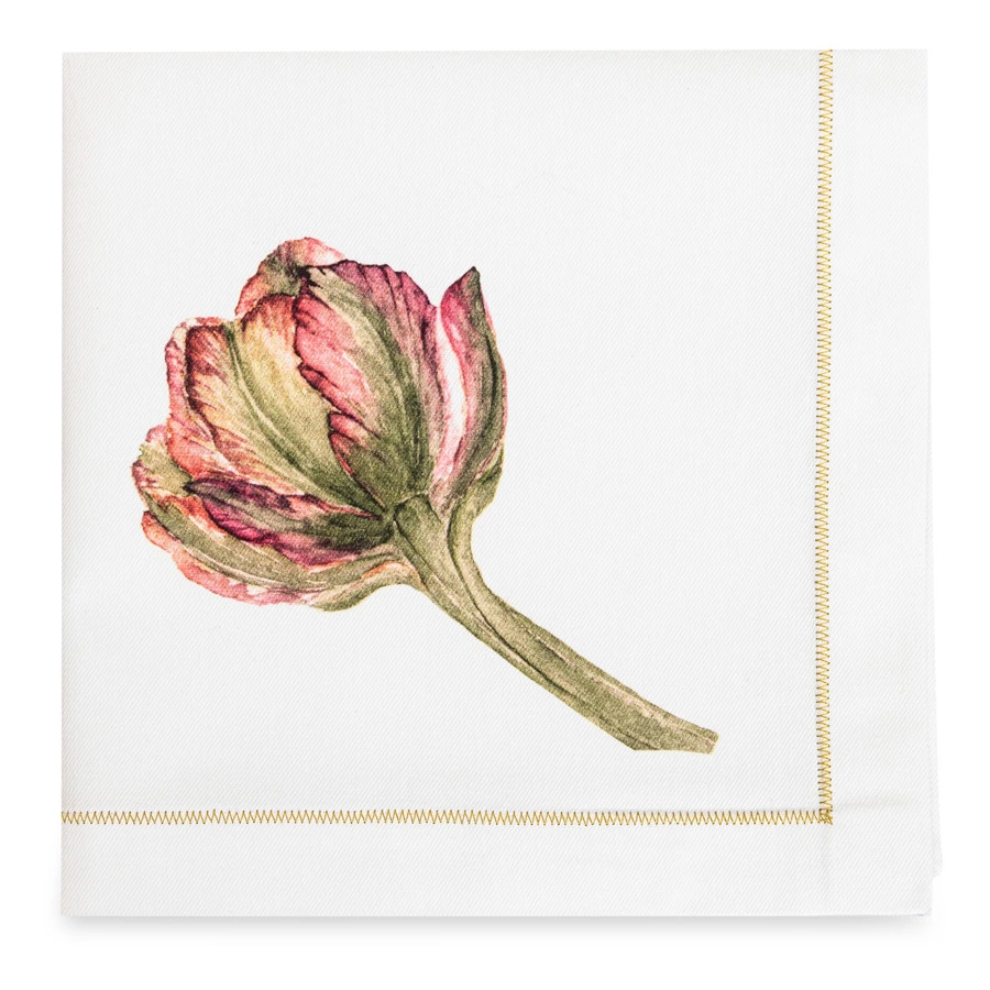 Салфетка сервировочная Atmosphere Номе Зеленый тюльпан 40х40 см, хлопок