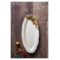 Блюдо овальное Bordallo Pinheiro Рождественская гирлянда 40х19 см, керамика, белое