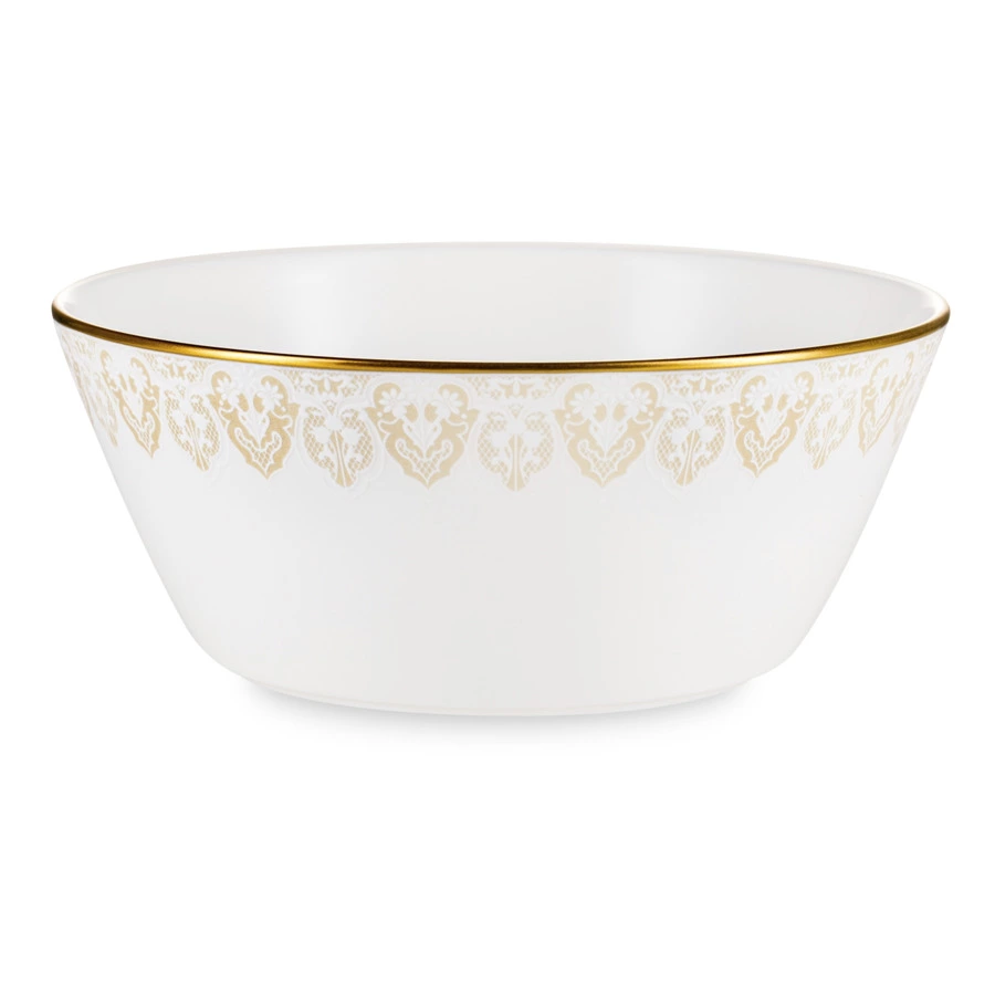 Салатник порционный Narumi Аврора Шампань 14 см, фарфор костяной