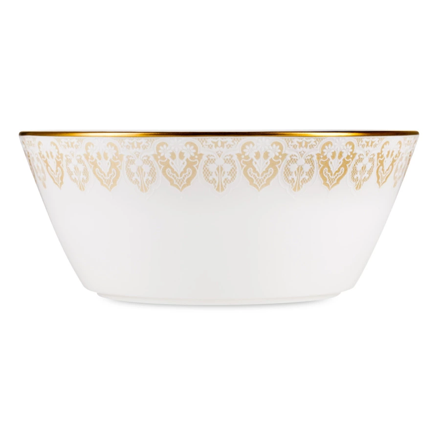 Салатник порционный Narumi Аврора Шампань 14 см, фарфор костяной