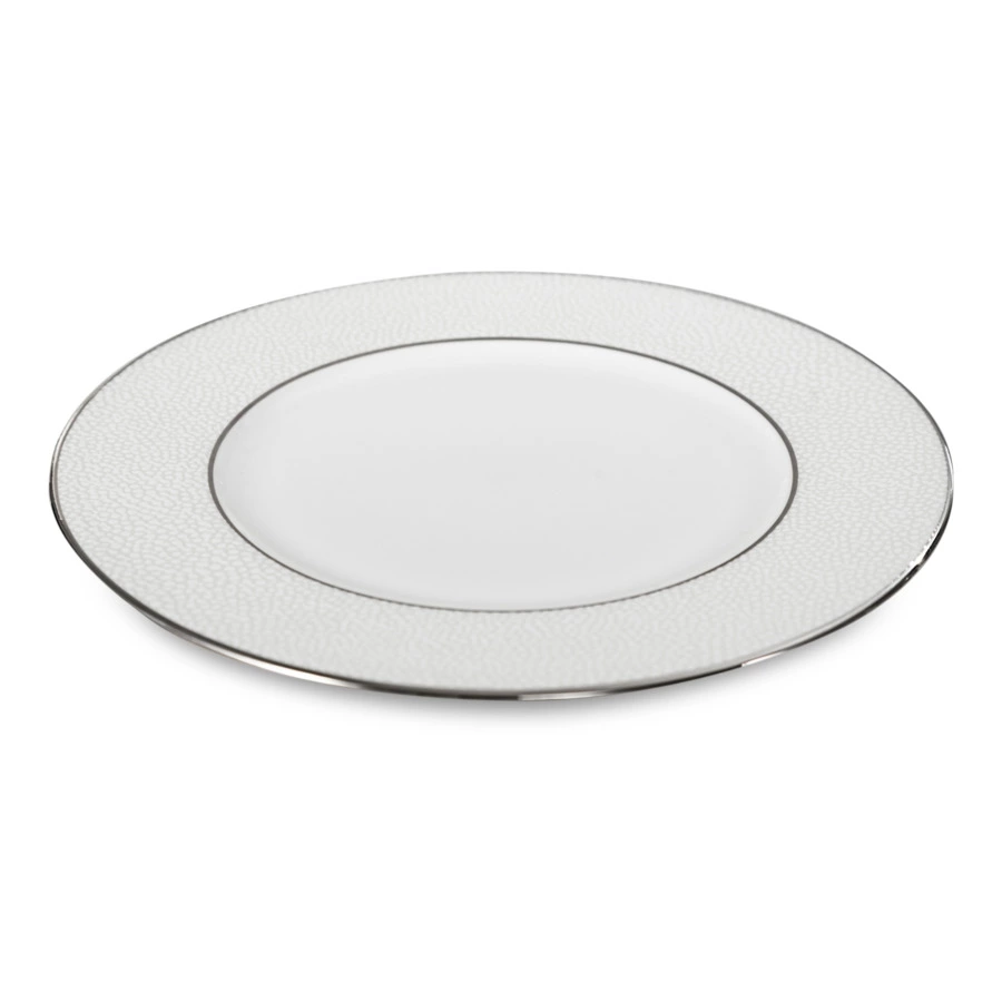 Тарелка пирожковая Narumi Белый жемчуг 16 см, фарфор костяной