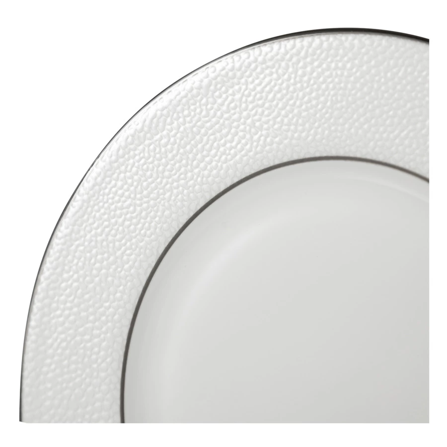 Тарелка пирожковая Narumi Белый жемчуг 16 см, фарфор костяной