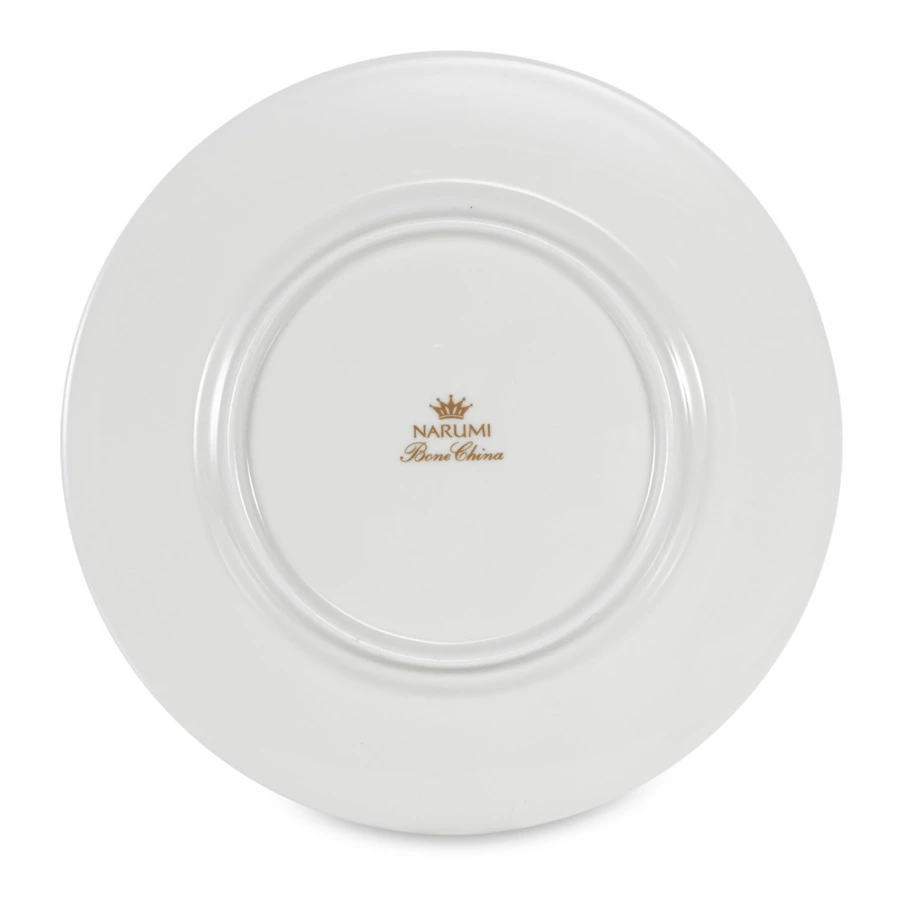 Тарелка пирожковая Narumi Белый жемчуг 16 см, фарфор костяной