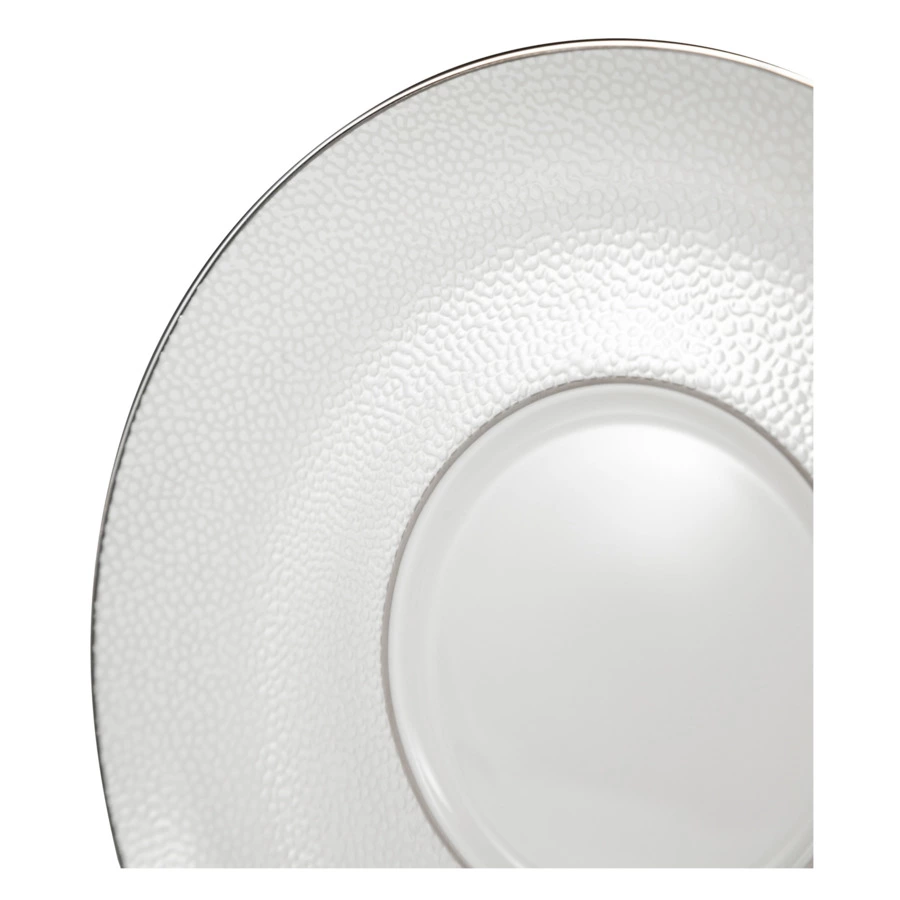 Блюдце для чашки чайной Narumi Белый жемчуг 16 см, фарфор костяной