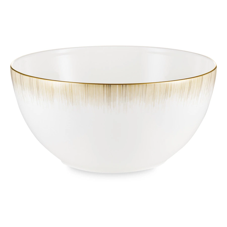 Салатник Narumi Сверкающее Золото 25 см, фарфор костяной