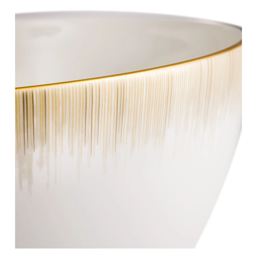 Салатник Narumi Сверкающее Золото 25 см, фарфор костяной