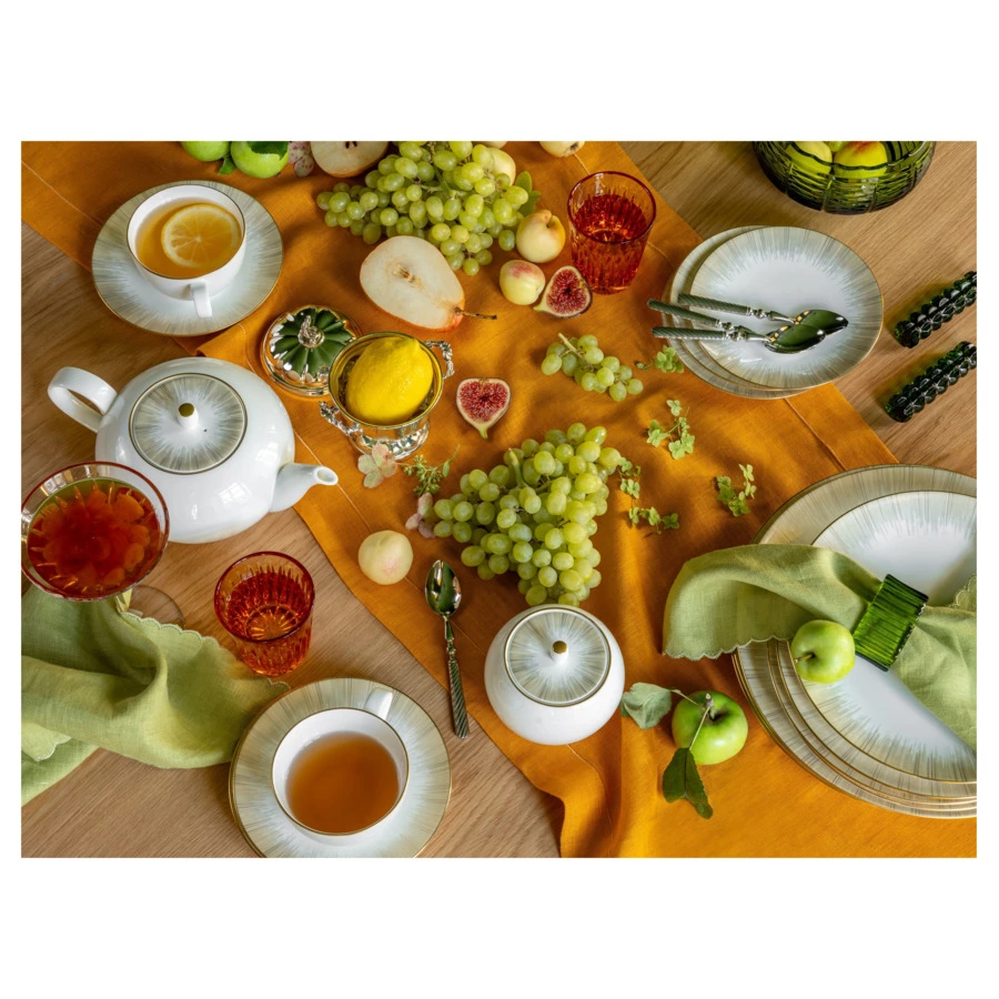 Салатник Narumi Сверкающее Золото 25 см, фарфор костяной