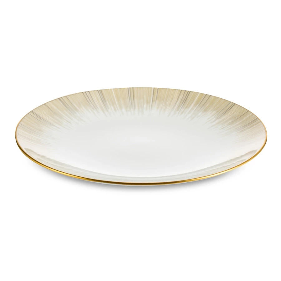 Тарелка пирожковая Narumi Сверкающее Золото 16 см, фарфор костяной