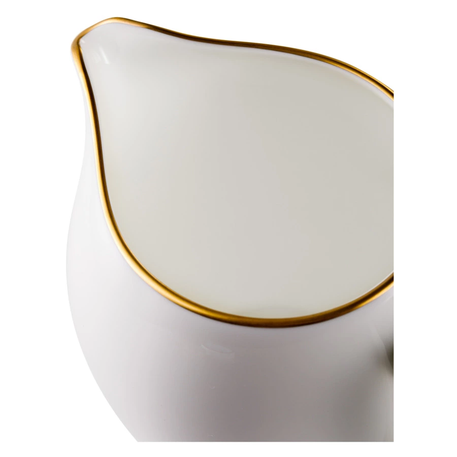 Молочник Narumi Сверкающее Золото 310 мл, фарфор костяной