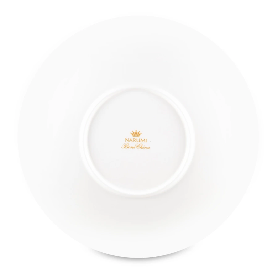 Тарелка обеденная Narumi Сверкающая Платина 28 см, фарфор костяной