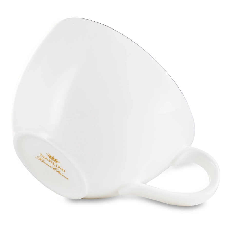 Чашка чайная Narumi Сверкающая Платина 280 мл, фарфор костяной