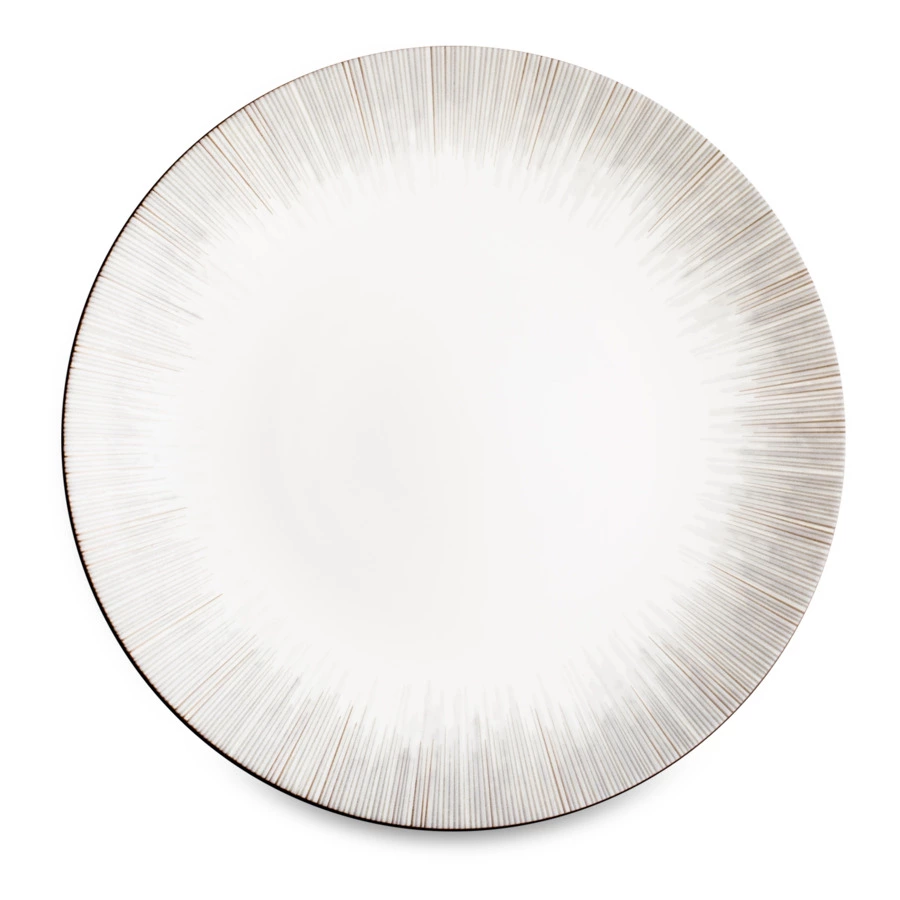 Тарелка пирожковая Narumi Сверкающая Платина 16 см, фарфор костяной