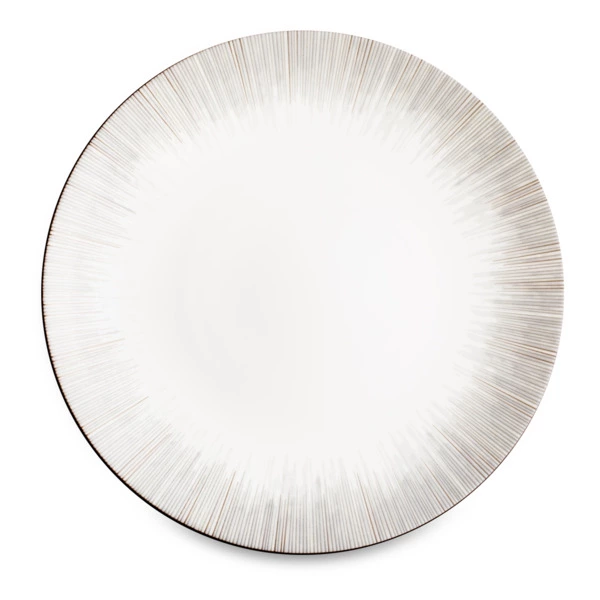 Тарелка пирожковая Narumi Сверкающая Платина 16 см, фарфор костяной