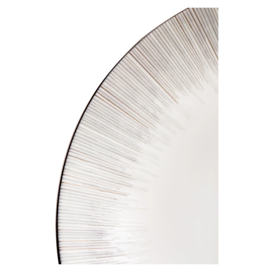 Тарелка пирожковая Narumi Сверкающая Платина 16 см, фарфор костяной