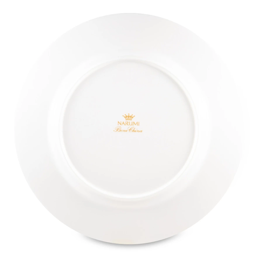 Тарелка обеденная Narumi Золотой алмаз 27 см, фарфор костяной