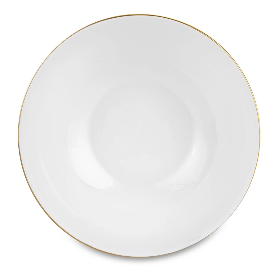 Салатник Narumi Золотой алмаз 22 см, фарфор костяной