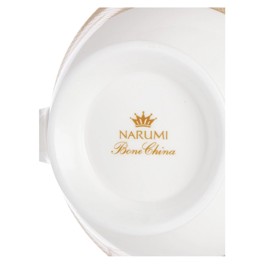 Сахарница Narumi Золотой алмаз 300 мл, фарфор костяной