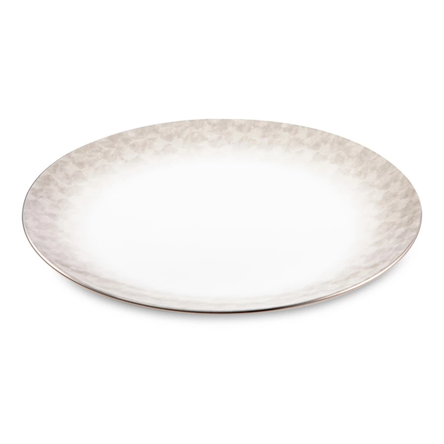Тарелка обеденная Narumi Лабиринт 28 см, фарфор костяной