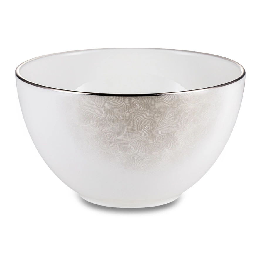 Салатник порционный Narumi Лабиринт 13 см, фарфор костяной