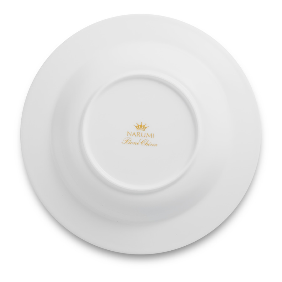 Тарелка суповая Narumi Платиновый ноктюрн 23 см, фарфор костяной