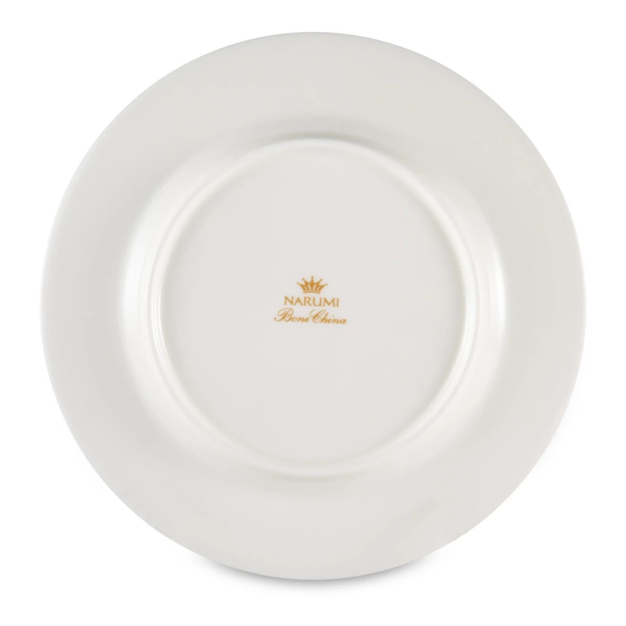 Тарелка пирожковая Narumi Платиновый ноктюрн 16 см, фарфор костяной