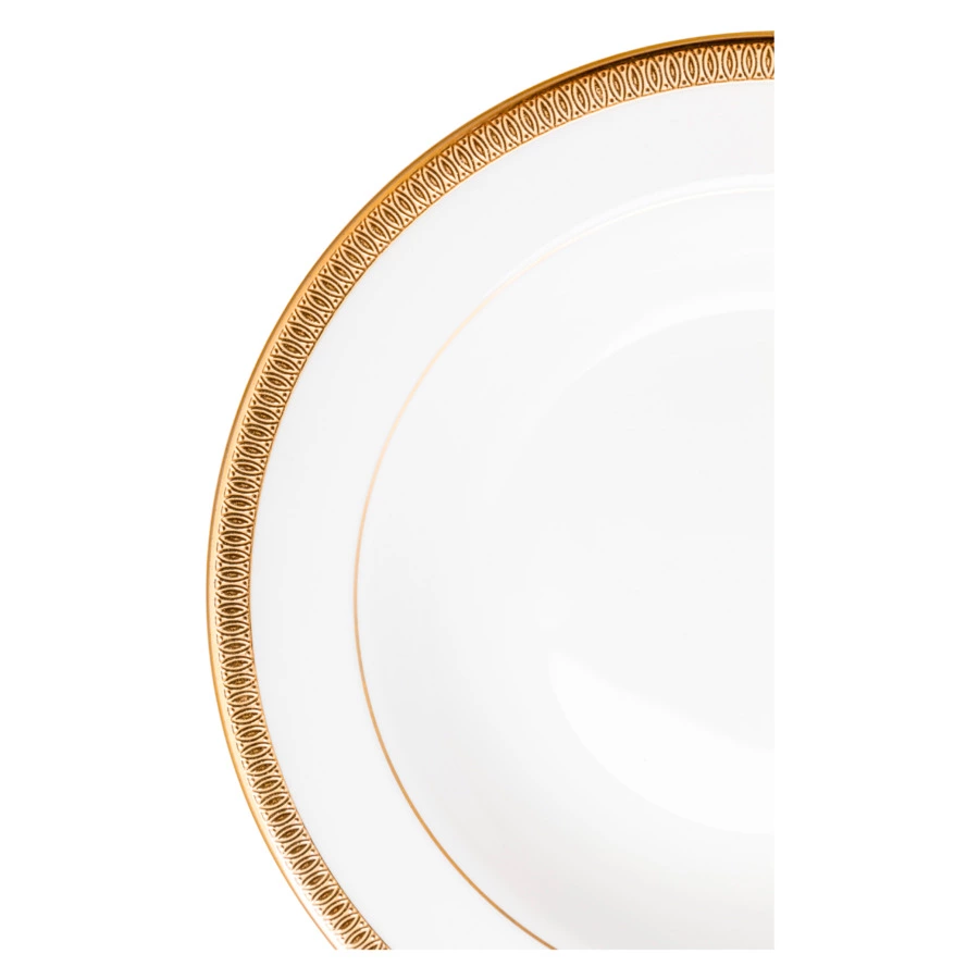 Тарелка суповая Narumi Пембрук 23 см, фарфор костяной