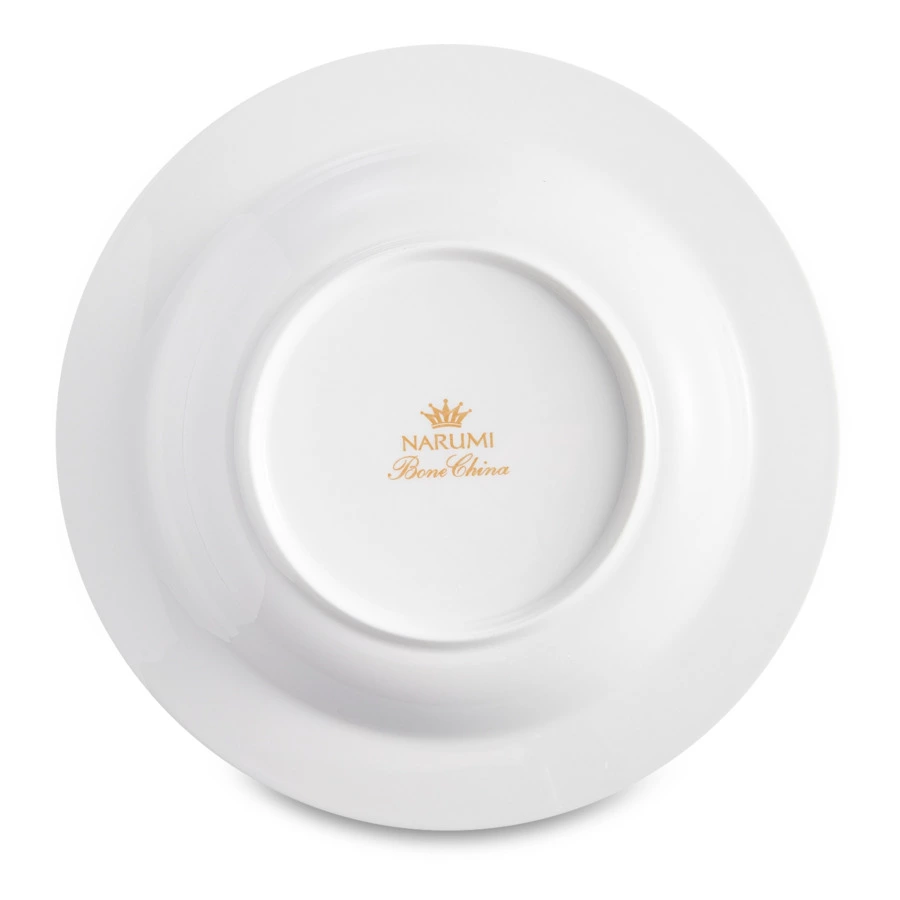 Тарелка суповая Narumi Блеск 23 см, фарфор костяной