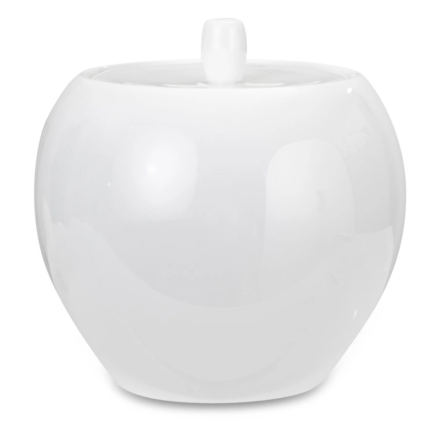 Сахарница Narumi Белый декор 430 мл, фарфор костяной