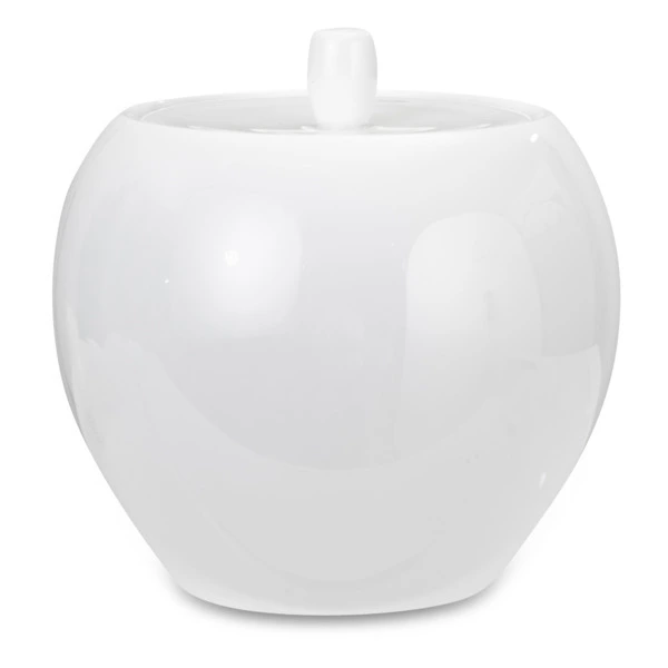 Сахарница Narumi Белый декор 430 мл, фарфор костяной