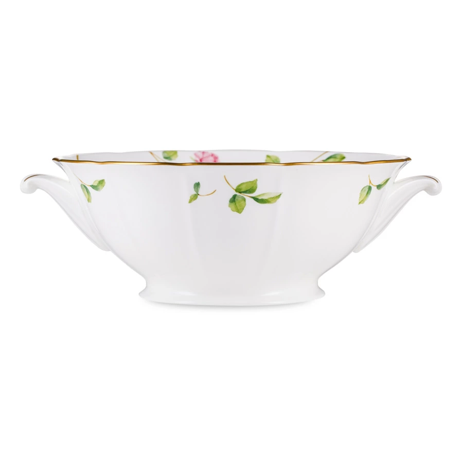 Салатник Narumi Цветущая Роза 23 см, фарфор костяной