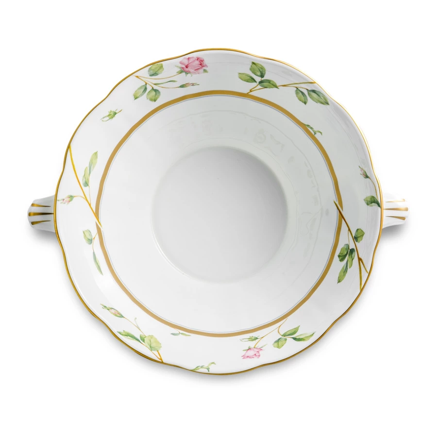 Салатник Narumi Цветущая Роза 23 см, фарфор костяной