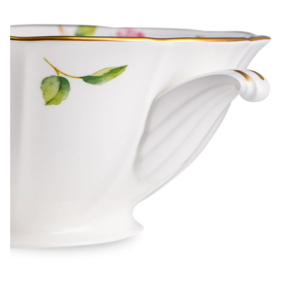 Салатник Narumi Цветущая Роза 23 см, фарфор костяной