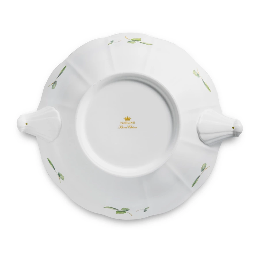 Салатник Narumi Цветущая Роза 23 см, фарфор костяной