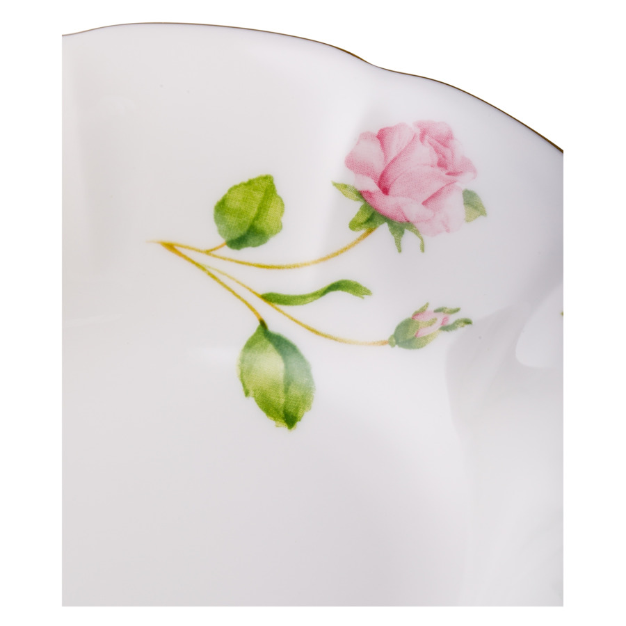 Салатник Narumi Цветущая Роза 17 см, фарфор костяной
